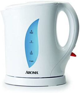 Aroma 1-liter small Cordless Kettle
