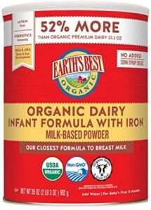 Earth’s Best – Baby Formula for Sensitive Stomach