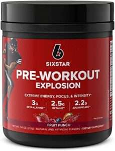 Six Star Pre Workout Powder for Men & Women
