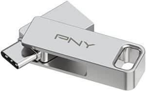 PNY 64GB Duo Link USB 3.2 Type-C Dual Flash Drive for Android Devices