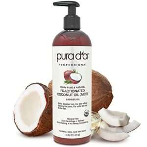 PURA D'OR Organic Fractionated Coconut Oil