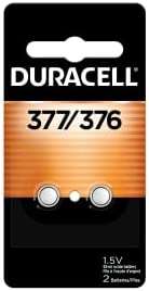 Duracell 376 377 Silver Oxide Button Battery