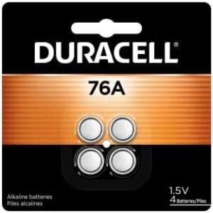 Duracell 76A 1.5V Alkaline Longest lasting watch battery
