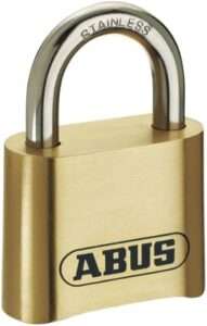 Solid Brass Combination Padlock - Stainless Steel Shackle