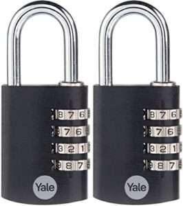 Yale 2 Pack 4 Digit Combination Lock 
