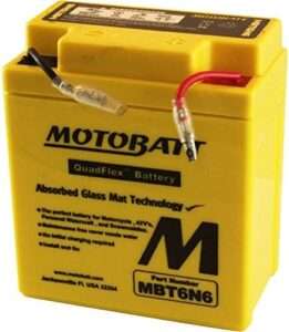 MotoBatt MBT6N6 (6V 6 Amp)